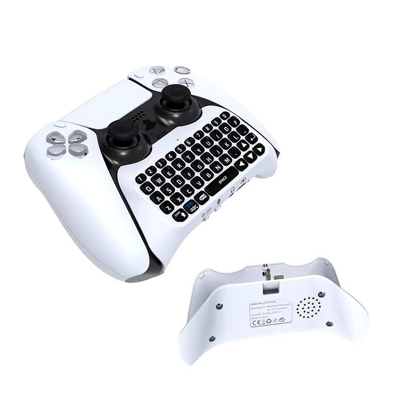 Wireless Keyboard for PS5 Controller Handle Bluetooth External Keyboard for Playstation5 Chat pad Bluetooth Keyboard