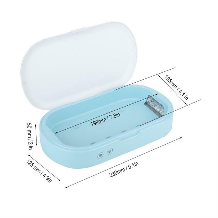 New 5V Double UV Phone Sterilizer Box Jewelry Phones Cleaner Personal Sanitizer Disinfection Box with Aromatherapy