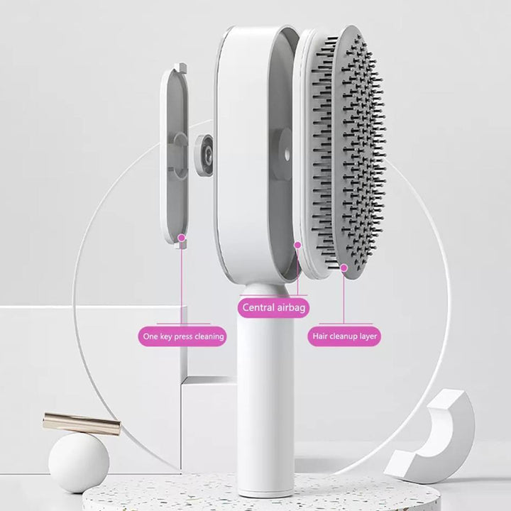 Women Fashion 3D Hair Growth Comb Hairbrush Self-Cleaning Hair Brush  Self Cleaning Hair Brush For Women Massage Scalp Promote Blood Circulation Anti Hair Loss