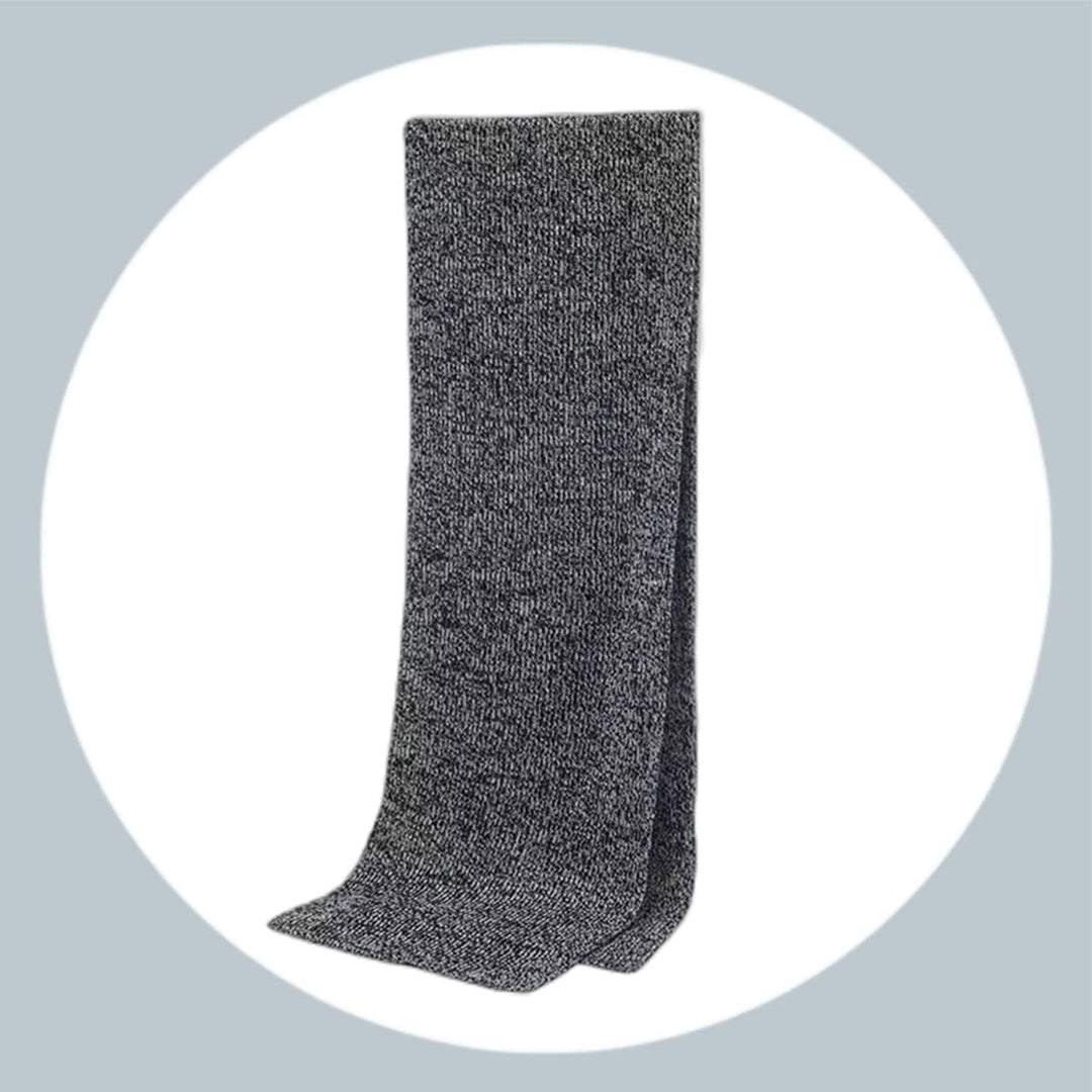 3PCS in 1 Winter Warm Knit Beanie Hat+Long Scarf+Touchscreen Gloves Set with Knit Fleece Lined for Men