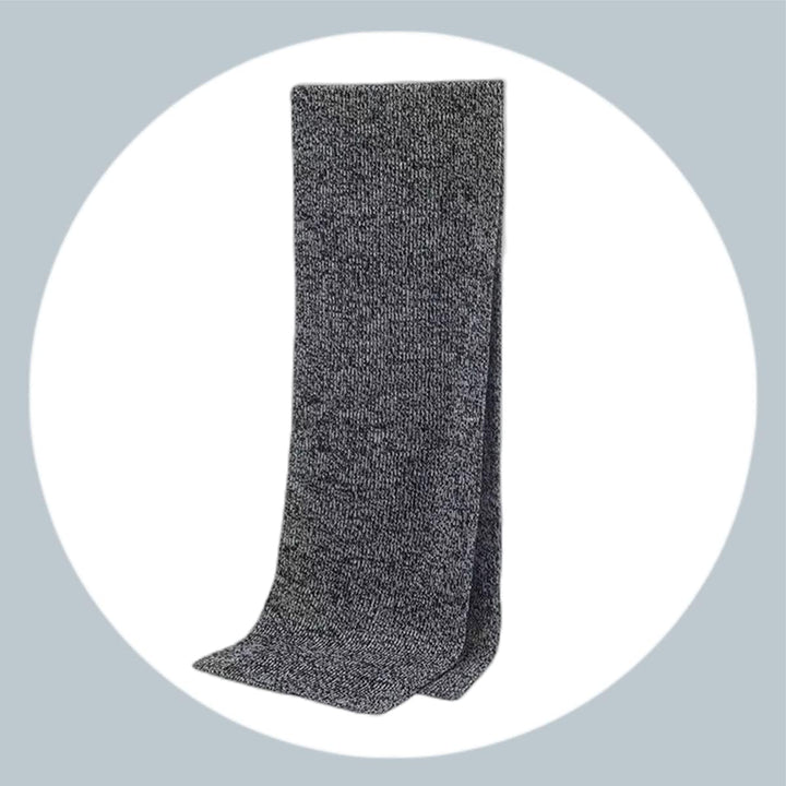 3PCS in 1 Winter Warm Knit Beanie Hat+Long Scarf+Touchscreen Gloves Set with Knit Fleece Lined for Men