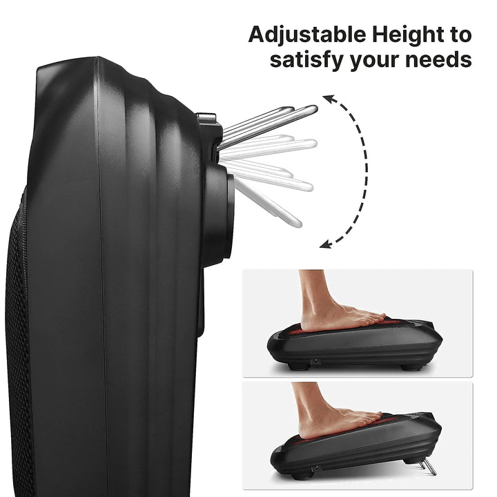 Foot Massager with Heat,Shiatsu Foot Massager for Circulation, Back Massager, Foot Warmer and Massager for Neuropathy Muscle Pain Relief, Plantar Fasciitis, Christmas Birthday Gifts for Dad and Mon