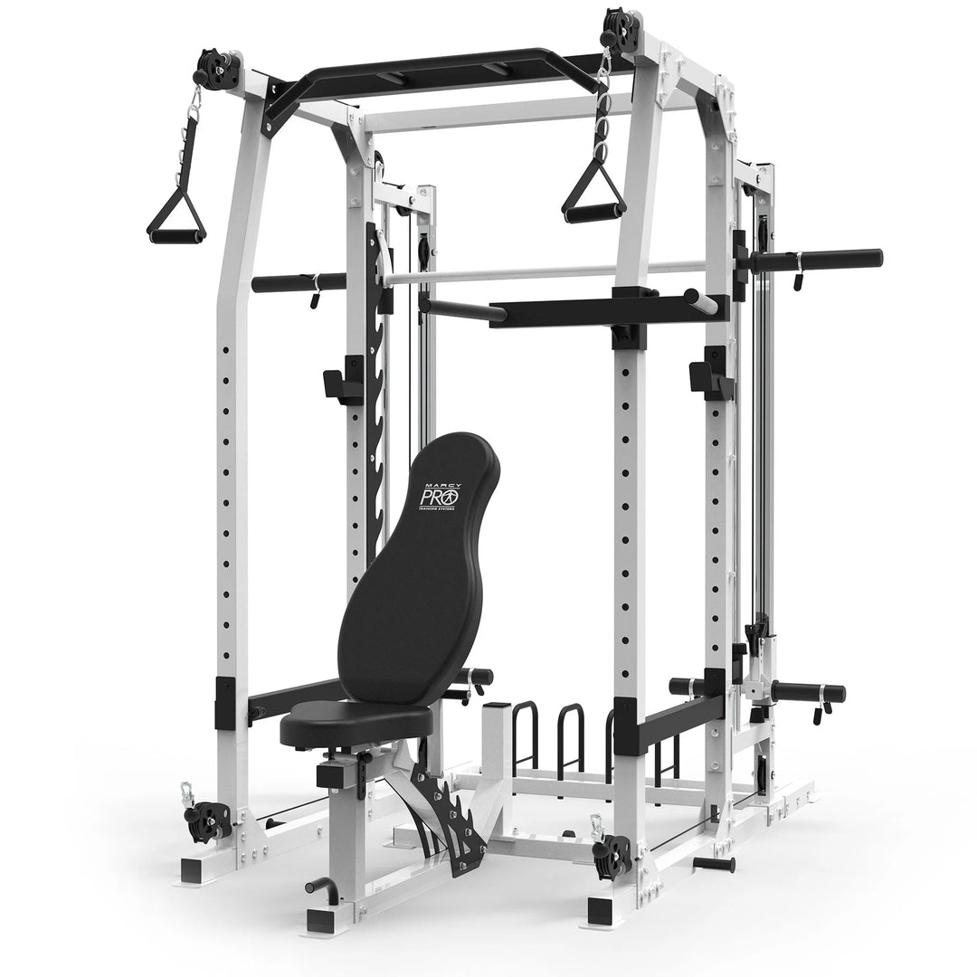 Marcy SM-7362 Pro Smith Machine Home Gym System for Full Body Training