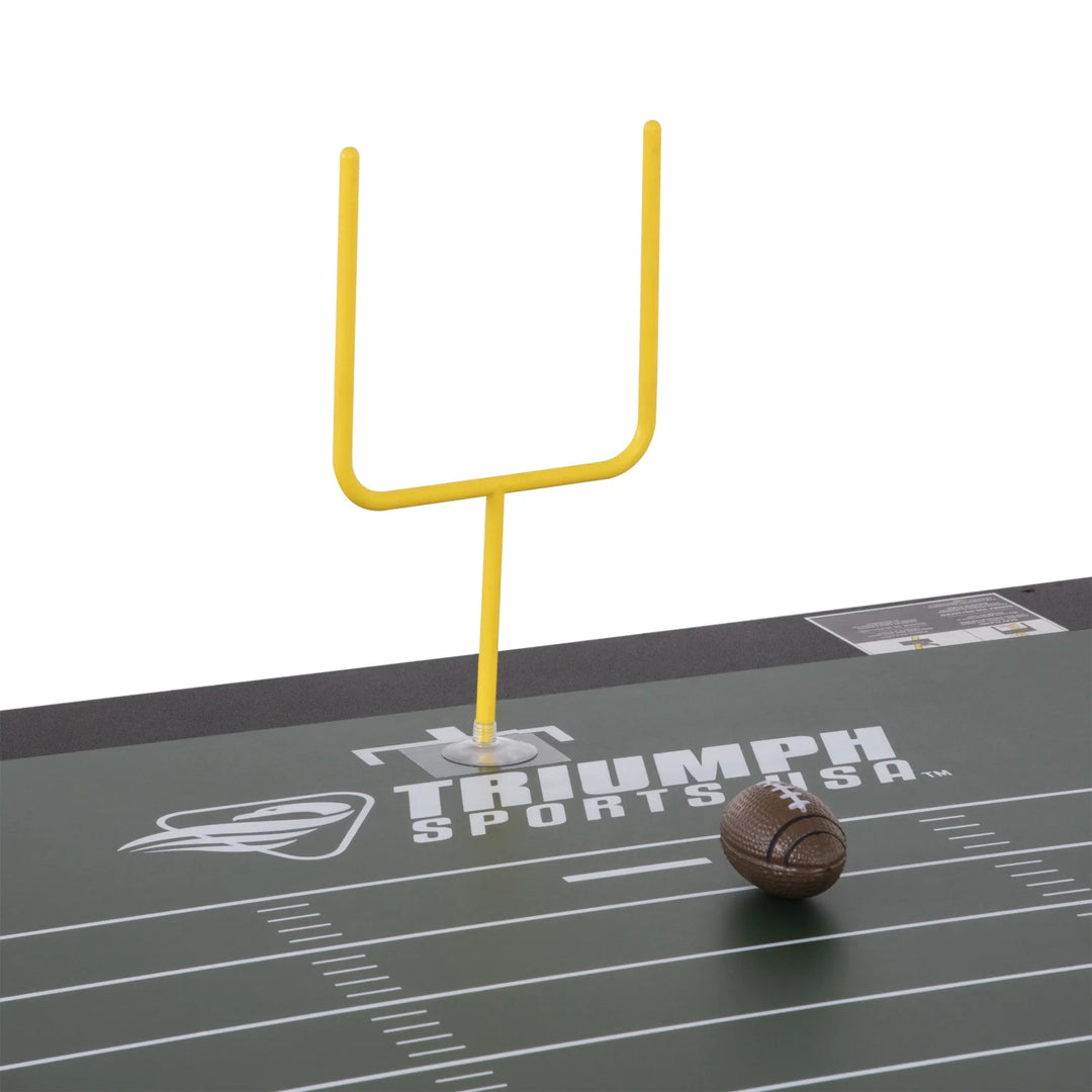 Triumph 72" 4 in 1 Multi-Game Swivel Table with Air-Powered Hockey, Table Tennis, Billiards, and Launch Football