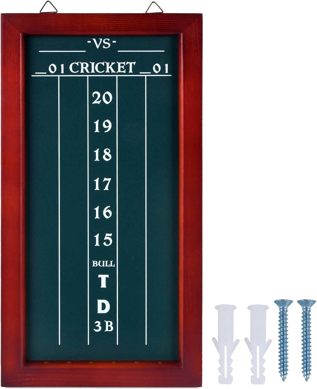 Dart Scoreboard, Chalk Dart Scoreboard for Dart Board Cricket & 01 Dart Games, Dart Board Scoreboard for Dart Scores (Excluding Chalk and Chalk)