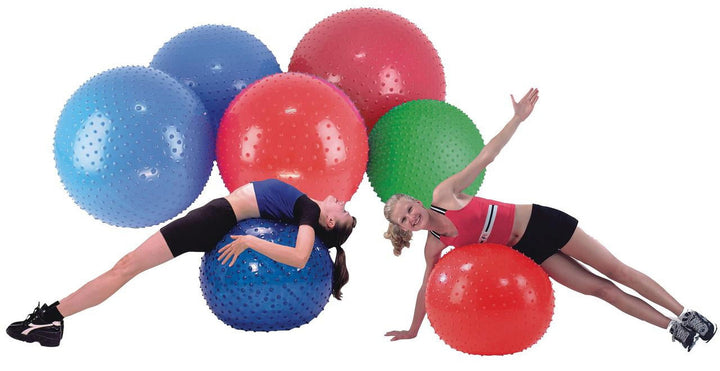 Cando Inflatable Exercise Ball, 34", Blue