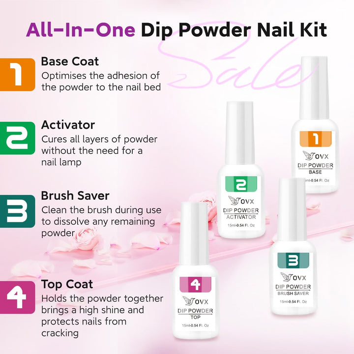 Dip Powder Nail Kit, 8 Colors Dip Nails Powder Starter Kit, Nail Dip Powder Kit for Beginners with Everything Nail Art Kit with Dipping Powder Liquid Set Recycling Tray for Manicure Home and Salon Use