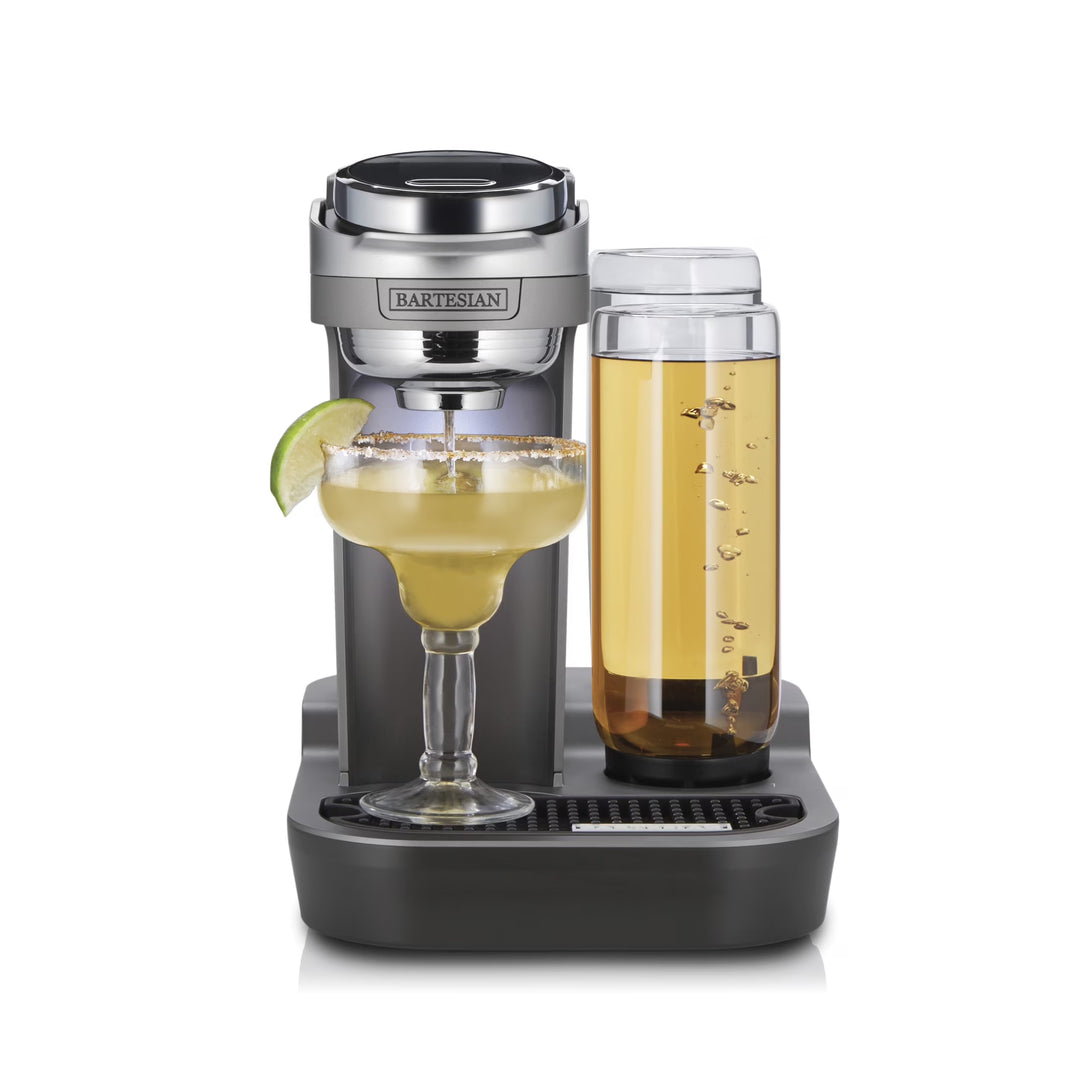Bartesian Duet Cocktail Machine, 750 Ml Glass Spirit Bottles, with LCD Display with Intuitive Controls