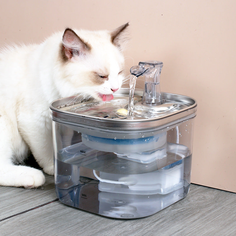 Premium Stainless Steel Pet Water Dispenser