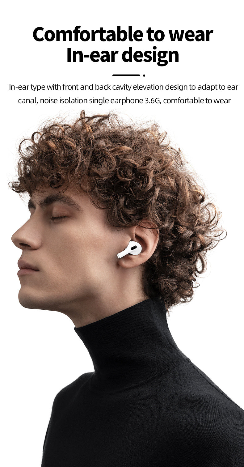 Wireless Earbuds Bluetooth 5.3 - ENC Noise Cancelling In-Ear Earbuds With Wireless Charging Case LED Display Deep Bass Earphones Headset With Built-in Mic Fifth Generation