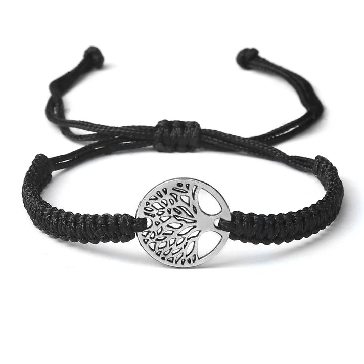 Handmade Braid Rope Bracelets Tree of Life Adjustable  Bracelets for Women Men Gift Wrist Bangle Charm Friendship Prayer Jewelry