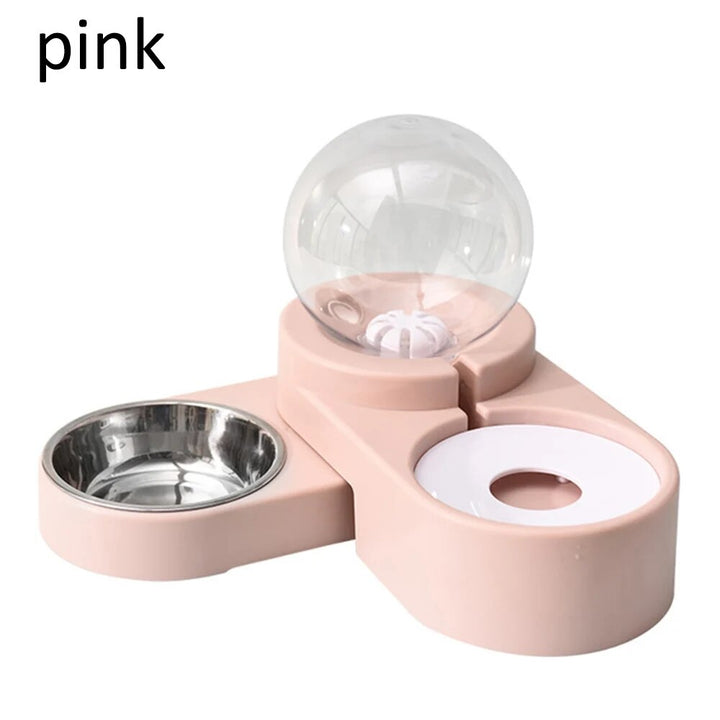 2-in-1 Bubble Pet Water Dispenser with 1.8L Capacity - Perfect for Cats and Dogs