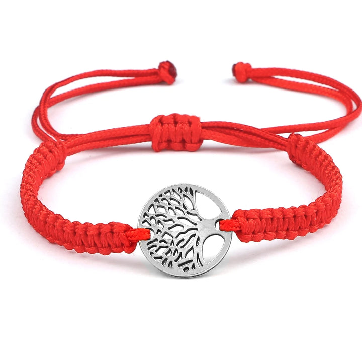 Handmade Braid Rope Bracelets Tree of Life Adjustable  Bracelets for Women Men Gift Wrist Bangle Charm Friendship Prayer Jewelry