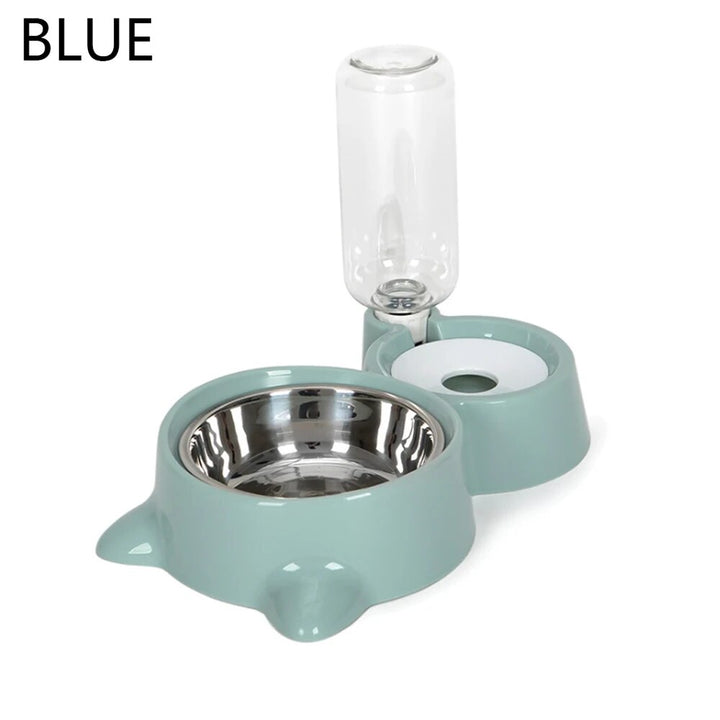 2-in-1 Bubble Pet Water Dispenser with 1.8L Capacity - Perfect for Cats and Dogs