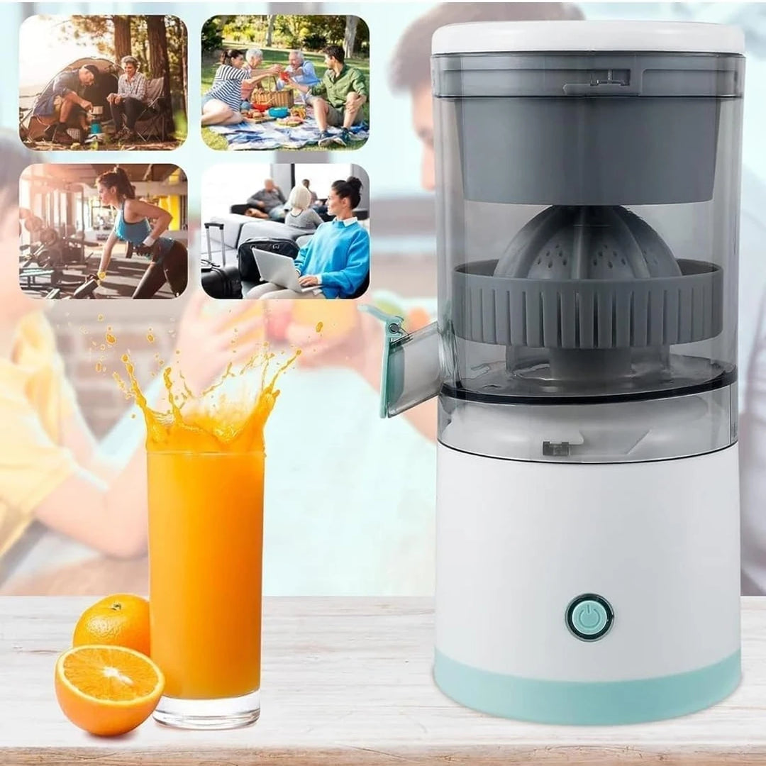 Portable Electric Citrus Juicer - USB Charging, Fresh & Seedless Juice - BPA-Free Material