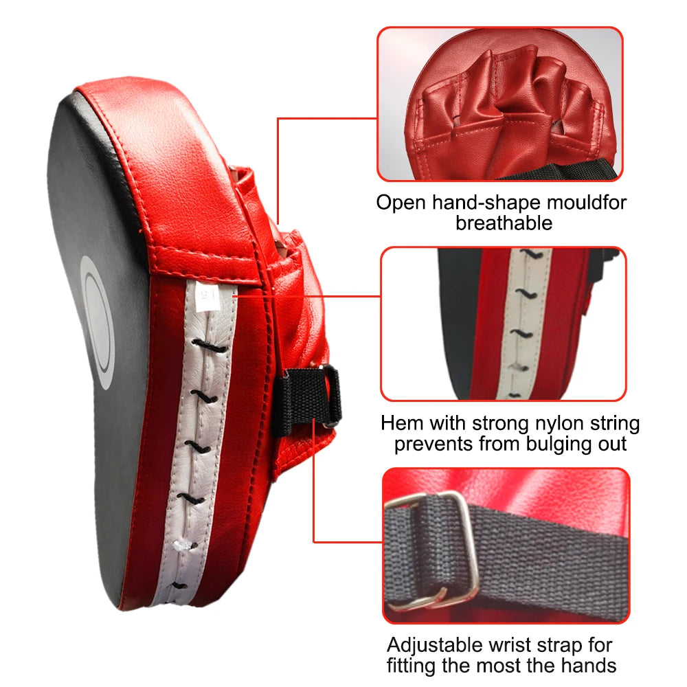 Thickened PU Leather Boxing Training Mitts