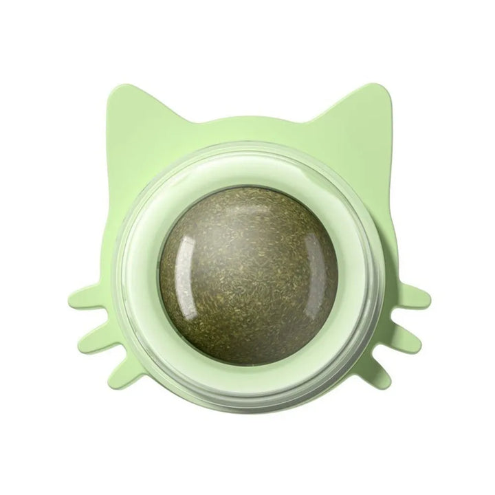 Natural Catnip Cat Rotatable Catnip Wall Ball Toys Licking Snacks Healthy Nutrition Ball Teeth Cleaning Catnip Toy Pet Supplies