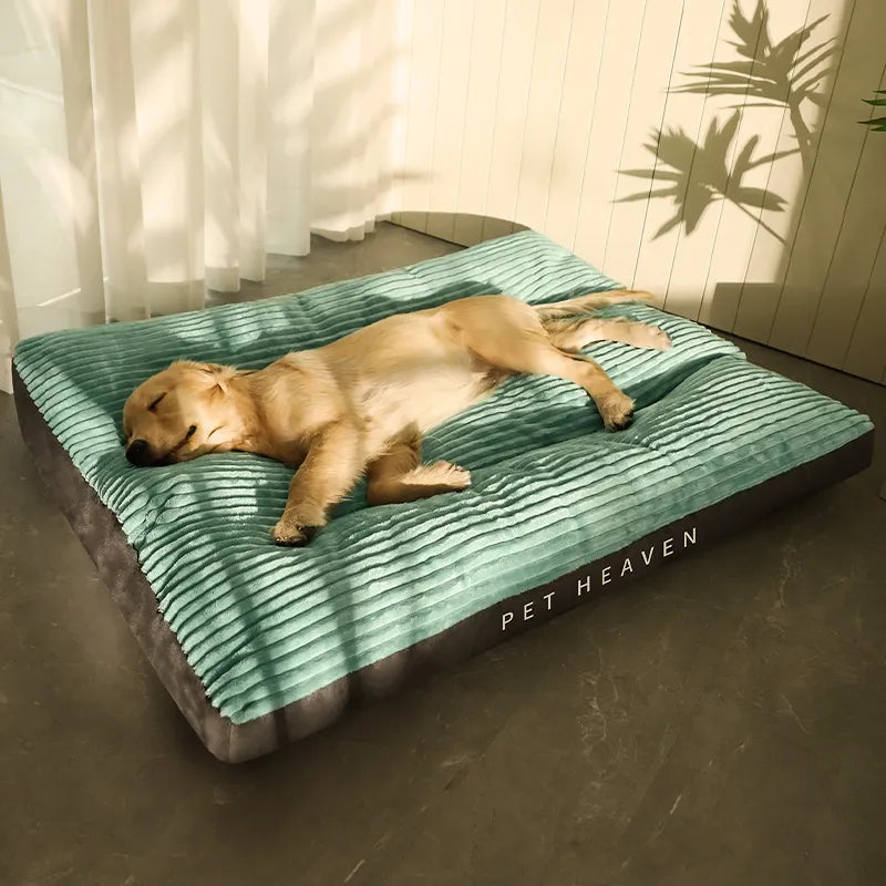 Big Dog Mat Corduroy Pad for Medium Large Dogs Oversize Pet Sleeping Bed Big Thicken Dog Sofa Removable Washable Pet Supplies