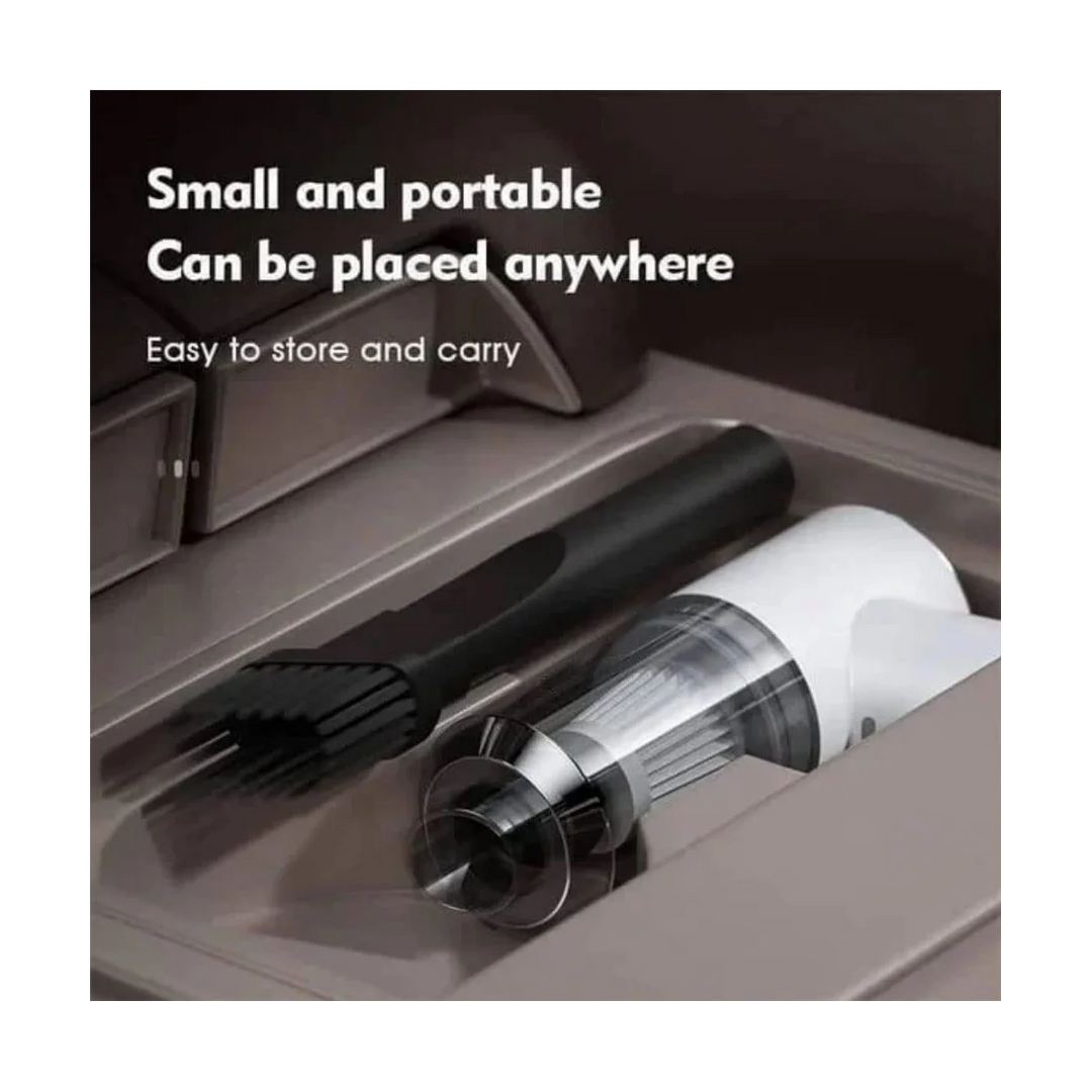 Powerful Wireless Car Vacuum Cleaner with Strong Suction and Rechargeable Battery - Perfect for Cars, Offices, and Homes