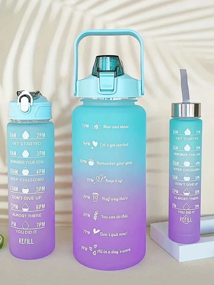 Gradient Water Bottles Set | Leak Proof | Sports Water Bottle