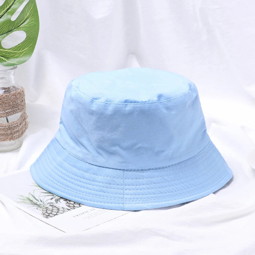 Foldable Sunscreen Bucket Hat - UV Protection, 8 Color Options