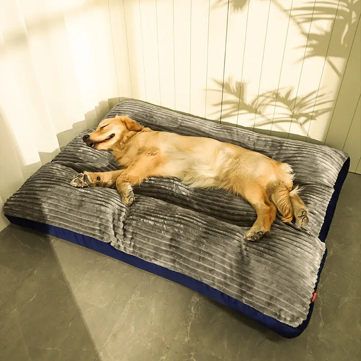 Big Dog Mat Corduroy Pad for Medium Large Dogs Oversize Pet Sleeping Bed Big Thicken Dog Sofa Removable Washable Pet Supplies