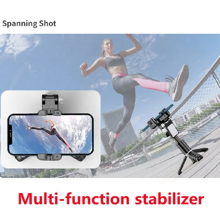 360 Rotation Gimbal Phone Stabilizer Selfie Stick Tripod