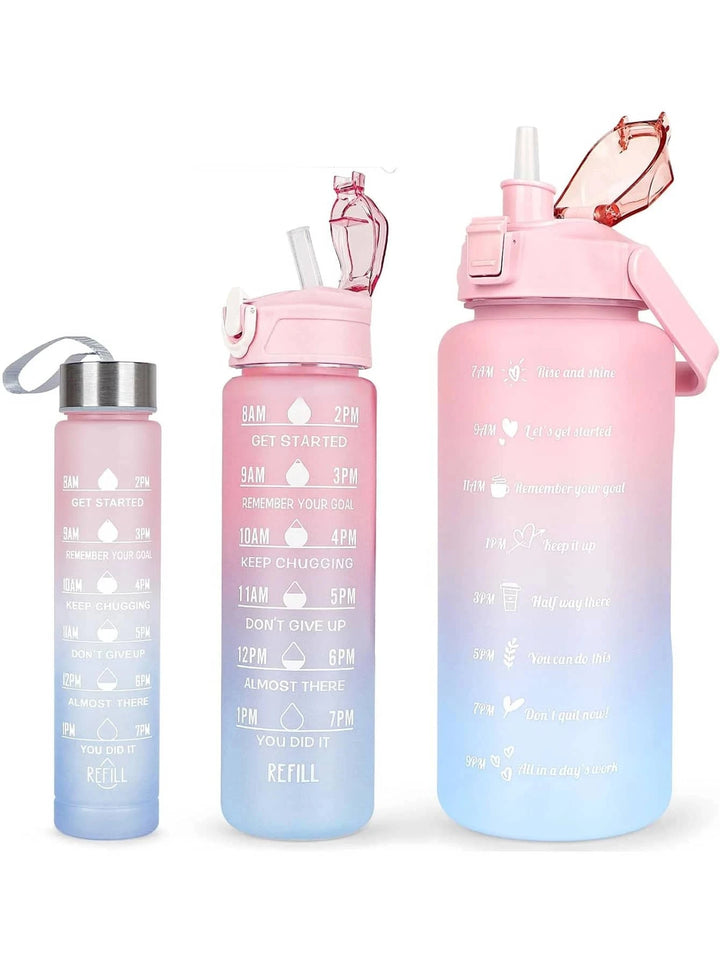 Gradient Water Bottles Set | Leak Proof | Sports Water Bottle