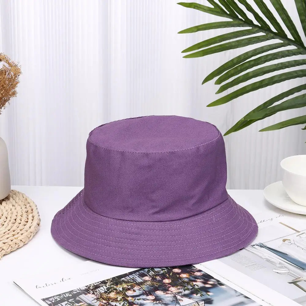 Foldable Sunscreen Bucket Hat - UV Protection, 8 Color Options