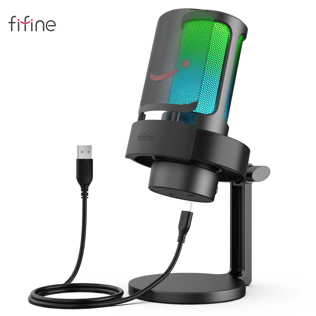 FIFINE USB Microphone for Recording on PC & Mac - A8