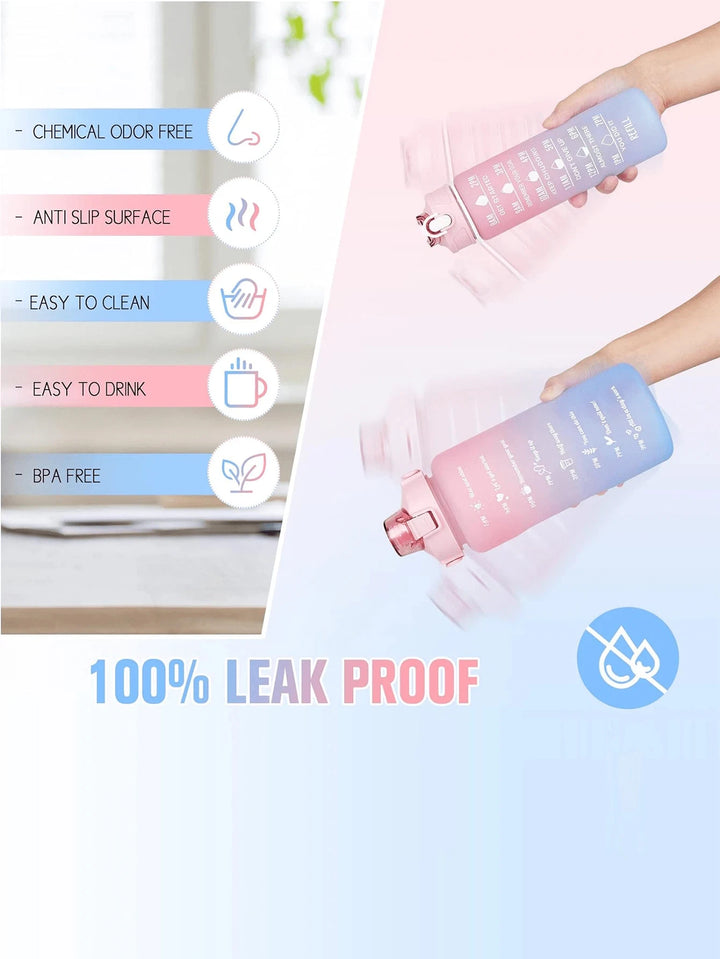 Gradient Water Bottles Set | Leak Proof | Sports Water Bottle