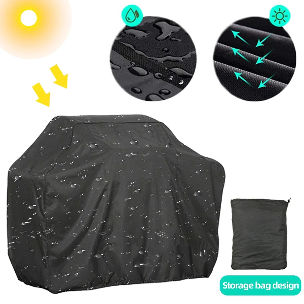 Heavy Duty Waterproof BBQ Grill Cover