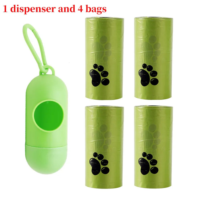 Biodegradable Dog Poop Bags Garbage Bags Degradable Cat Waste Bags Eco-Friendly Doggie Green EPI Unscented Thicker than similar products