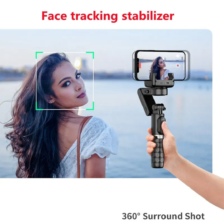 360 Rotation Gimbal Phone Stabilizer Selfie Stick Tripod