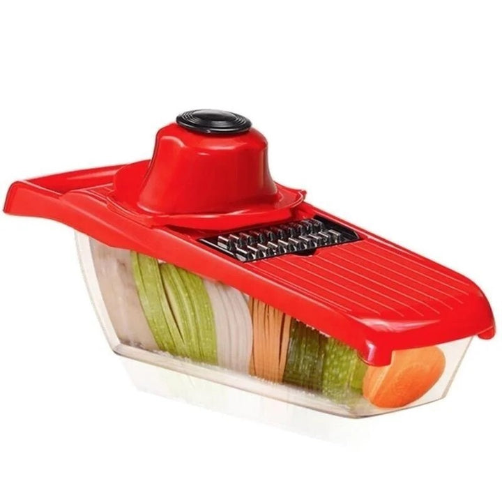 6 In 1 Vegetable Slicer & Cutter with Steel Blade  Slicer Potato Peeler Carrot Grater Dicer Kitchen Accessories convenient