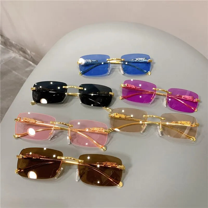 Vintage Rimless Sunglasses