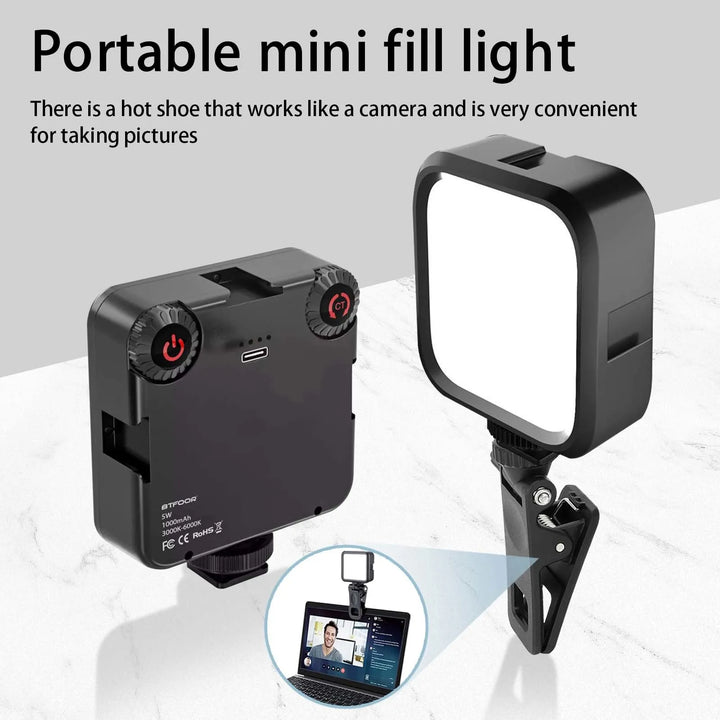 Portable LED Clip Video Light