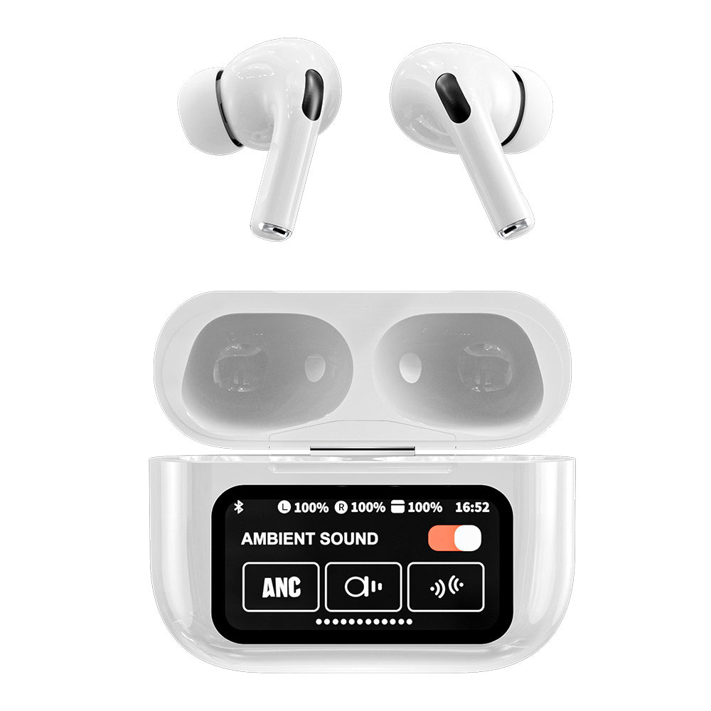 Wireless Earbuds Bluetooth 5.3 - ENC Noise Cancelling In-Ear Earbuds With Wireless Charging Case LED Display Deep Bass Earphones Headset With Built-in Mic Fifth Generation