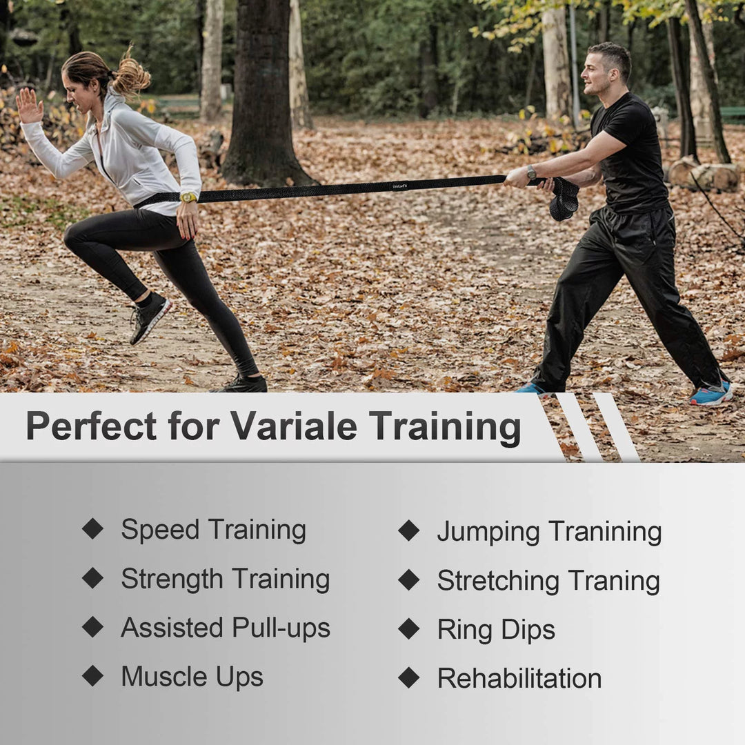 Long Resistance Bands, Weluvfit Workout Bands Resistance for Women and Men, Fitness Loop Booty Stretch Exercise Bands for Full Body Workout & Weight Training, Pull up Assistance Bands for Home Gym