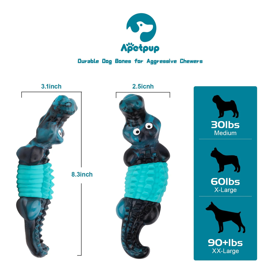 Dog Toys for Aggressive Chewers,Indestructible Dog Toys,Durable/Tough Dog Chewing Toys for Large Breed,Blue