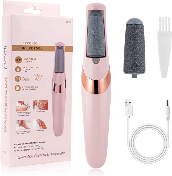 HEYMKGO Pedicure Electronic Tool File Feet Callus Remover Hard Skin Remover Foot Care Tools