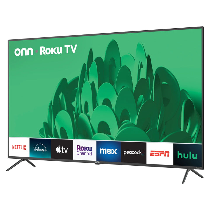 Onn 65” Class 4K UHD (2160P) LED Roku Smart Television HDR (100012587)