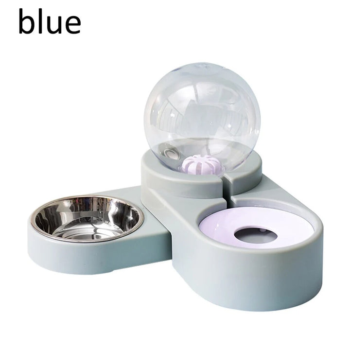 2-in-1 Bubble Pet Water Dispenser with 1.8L Capacity - Perfect for Cats and Dogs