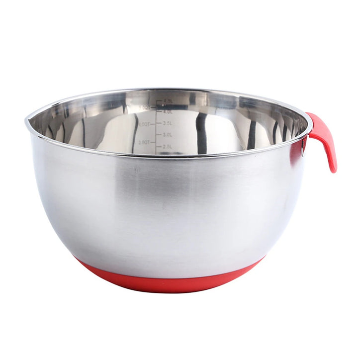 Stainless Steel Mixing Bowl With Lids Grater bread Cake ice cream jug baking stand Food mixer Bowls Stirring kitchen Tableware