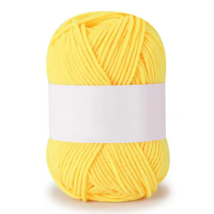 Premium 25g Milk Cotton Knitting Yarn - Anti-Pilling, High Quality, 4ply - Perfect for Scarves, Sweaters, Hats, and Crafts